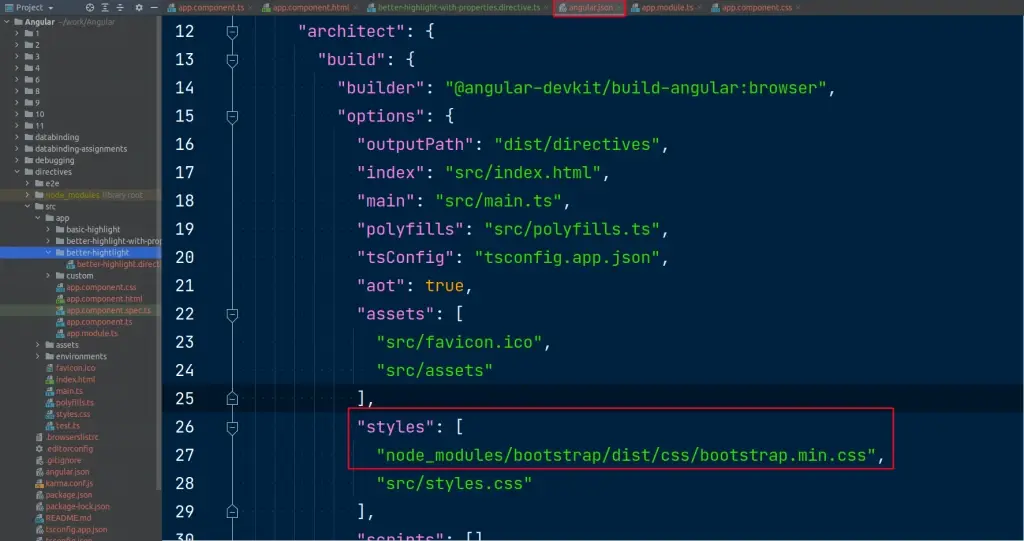 bootstrap.min.css file path