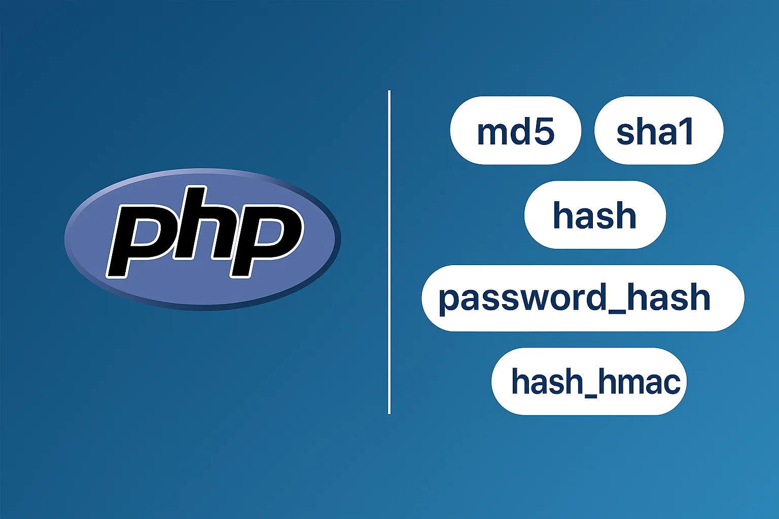 PHP Hashing Functions Comparison