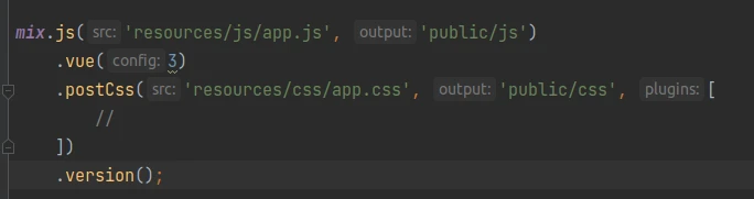 Configure Laravel Mix for InertiaJS in the webpack.mix.js file