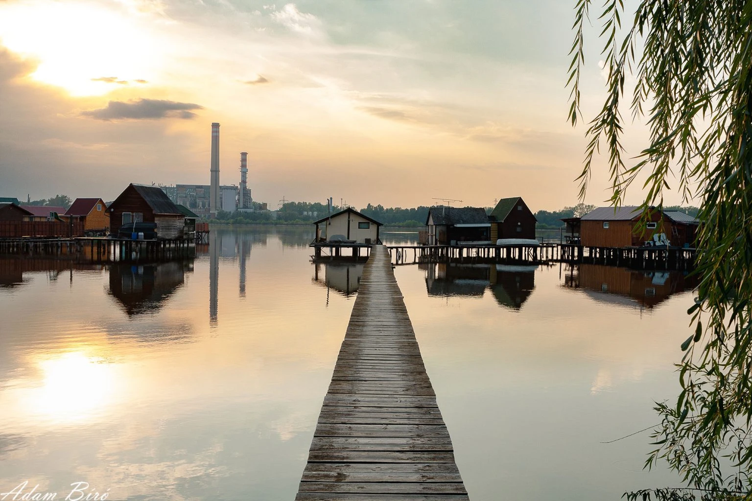 Pier of the Lake Bokod