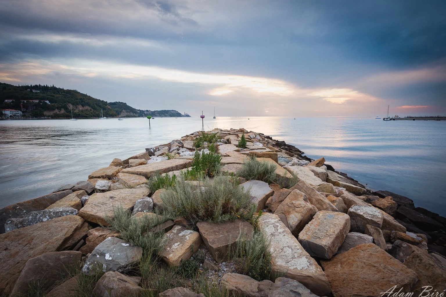 Strunjan Sunset - Peaceful Adriatic Scene